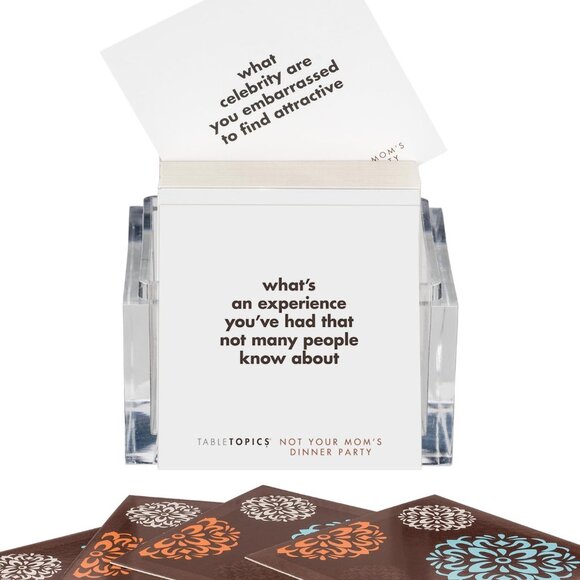 TableTopics Not Your Mom’s Dinner Party Conversation Cards for Adults - Picture 4 of 6